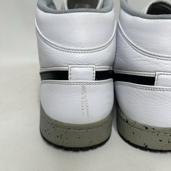 Nike Shoes Air Jordan 1 Mid Retro “White Cement” 2024